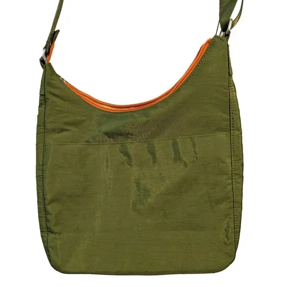 BAGGALLINI "Camo" Cargo Hobo/Crossbody Bag Green Scatter Lightweight Travel - Picture 4 of 5